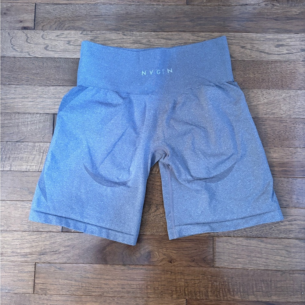 NVGTN Grey Contour Seamless Shorts